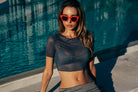 Aura Baby Tee Concrete