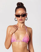 Pink triangle bikini rush tusea