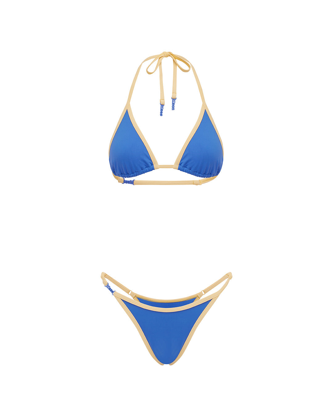 blue triangle bikini icon by tusea