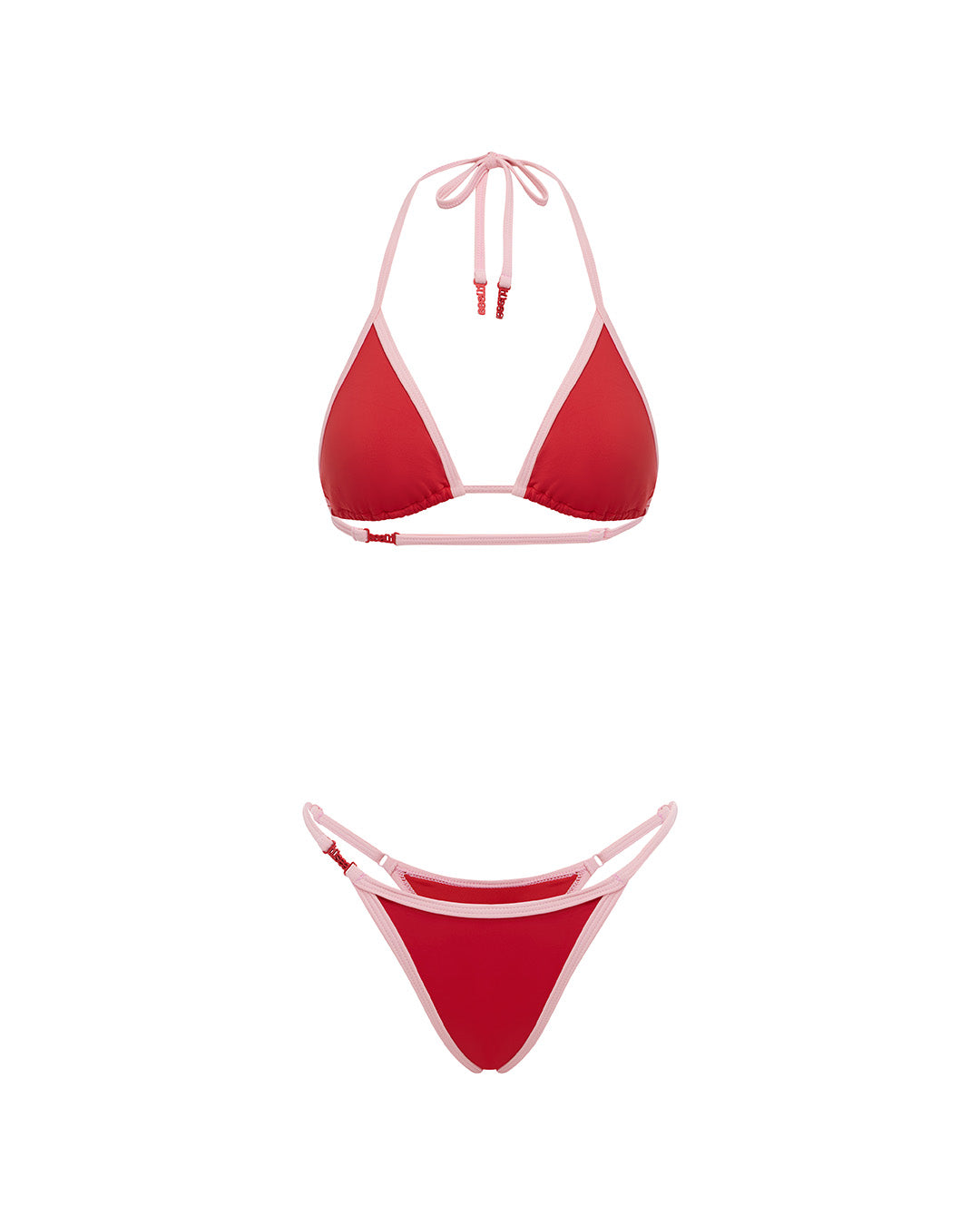 red triangle bikini icon by tusea
