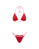 red triangle bikini icon by tusea