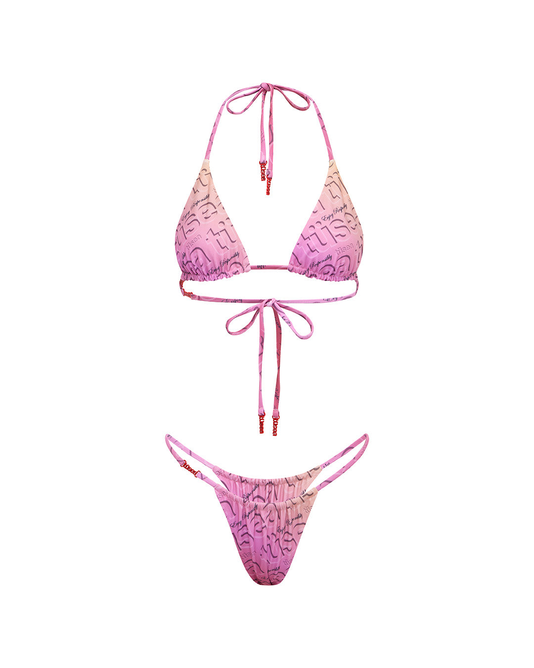 pink triangle bikini rush by tusea